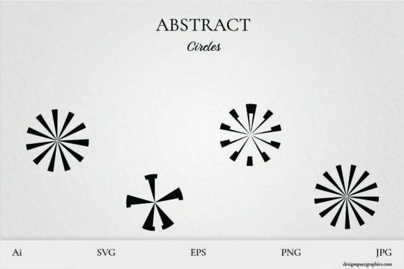 Abstract Line Circle Vector Set Bundle