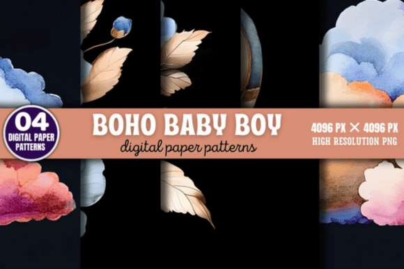 Boho Baby Boy Pattern Digital Background: A Complete Guide for Modern Nursery Design and Crafts
