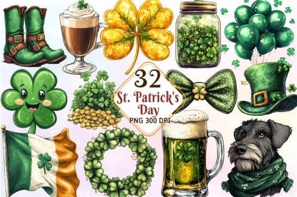 Celebrate with Art: The Ultimate Guide to Watercolor St. Patrick’s Day Clipart for Creative Projects