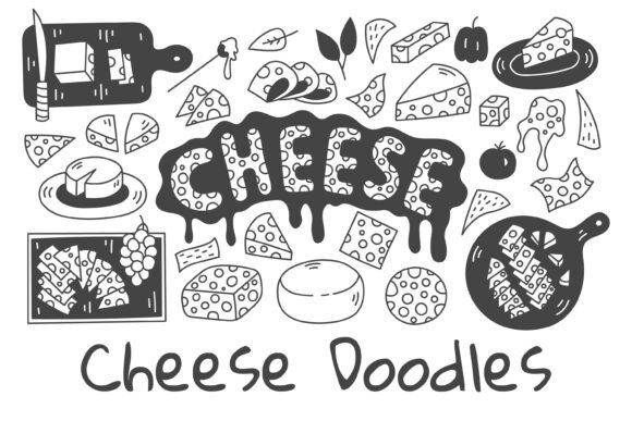 Cheese Doodles PNG Clipart: A Guide to Hand-Drawn Food Illustrations
