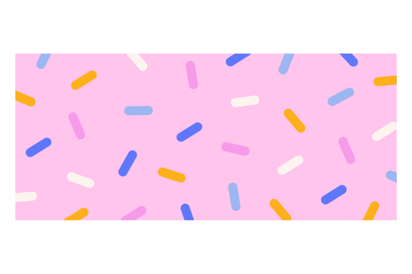 Color Sprinkles Pattern Stripe Design