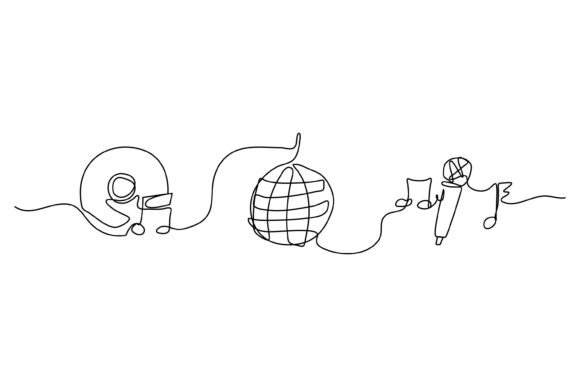 Continuous Line Mic: Minimalist Design Guide