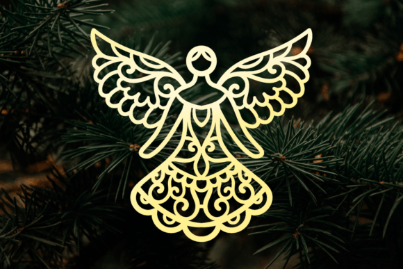 Crafting Holiday Magic: The Art and Utility of the Decorative Angel Laser Cut SVG