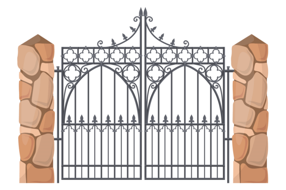 Defining Grandeur: The Art and Utility of Retro Metal Mansion Gates