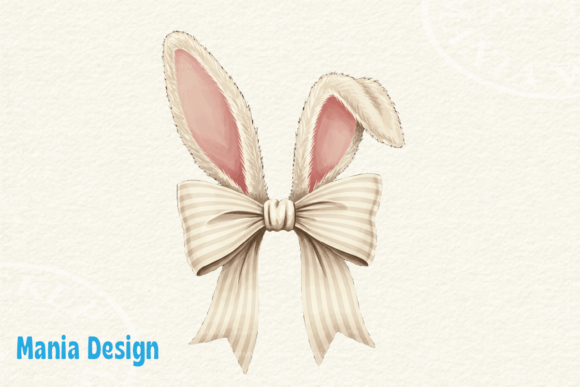 Easter Coquette Bunny PNG: Design & Use