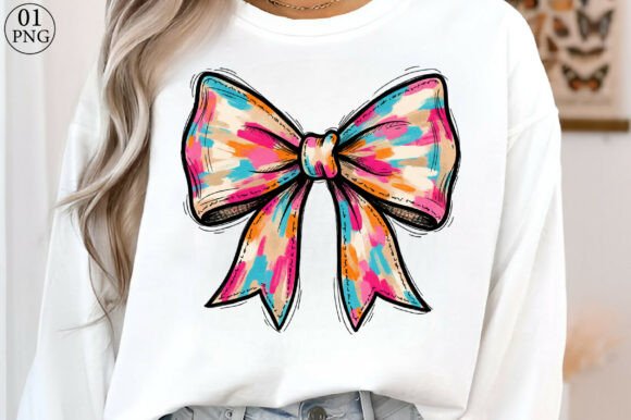 Elevate Your Creative Projects with a High-Quality Colorful Decorative Bow PNG