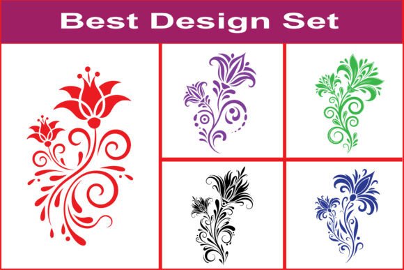 Enhancing Creative Projects with the Decorative Flower Flourish SVG Bundle