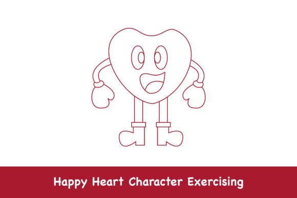 Happy Heart Character Exercising: Design Guide