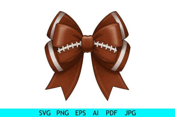 Integrating Football Themed Decorative Ribbon Bow Assets into Your Creative Workflow