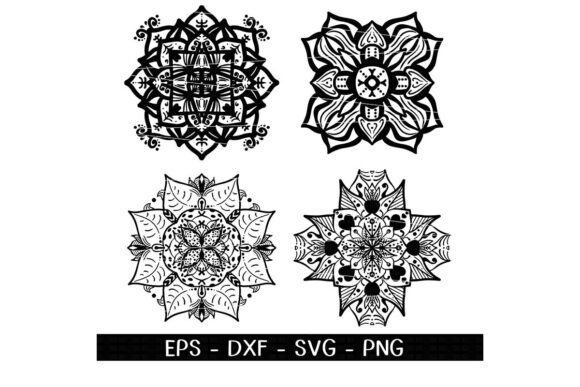 Mandala Silhouettes Set 9: Creative Guide