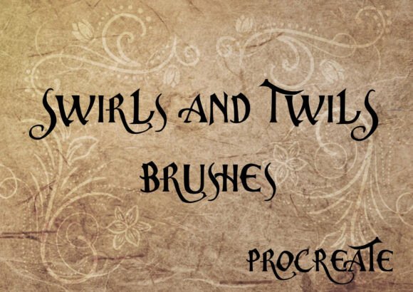 Mastering Decorative Flourishes with Swirls and Twirls Brushes for Procreate