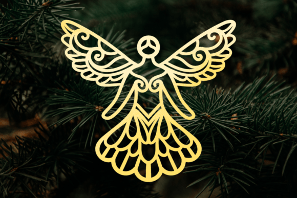 Mastering Precision: The Art of the Decorative Angel Ornament Laser Cut SVG