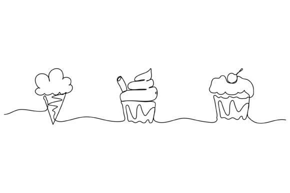 Mastering the Art of the Continuous Line Cupcake: A Guide to Minimalist Digital Design