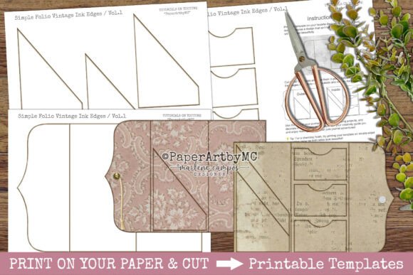 Mastering Vintage Journaling with the Folio Printable Template Vintage Vol.1