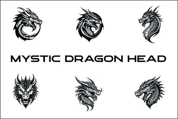Mystic Dragon Head Illustration: A Symbol of Power in Modern Design