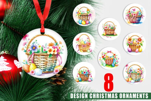 Ornament Easter Basket: Creative Uses for Printable Holiday Designs