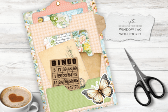 Printable Junk Journal Tag Template: Elevating Your Creative Projects with Shabby Chic Charm