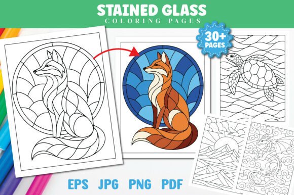 Stained Glass Coloring Pages for Adults: A Modern Path to Mindful Creativity