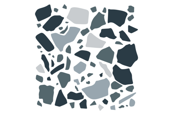 Terrazzo Pattern. Traditional Stone Tile: Integrating Classic Aesthetics into Modern Design Workflows
