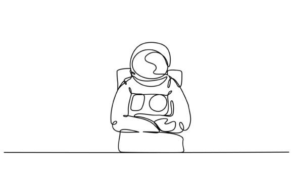 The Art of Simplicity: Elevating Brand Identity with Continuous Line Design of Spaceman