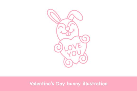 Valentine’s Day Bunny Illustration: Integrating Whimsical Assets into Professional Design Workflows